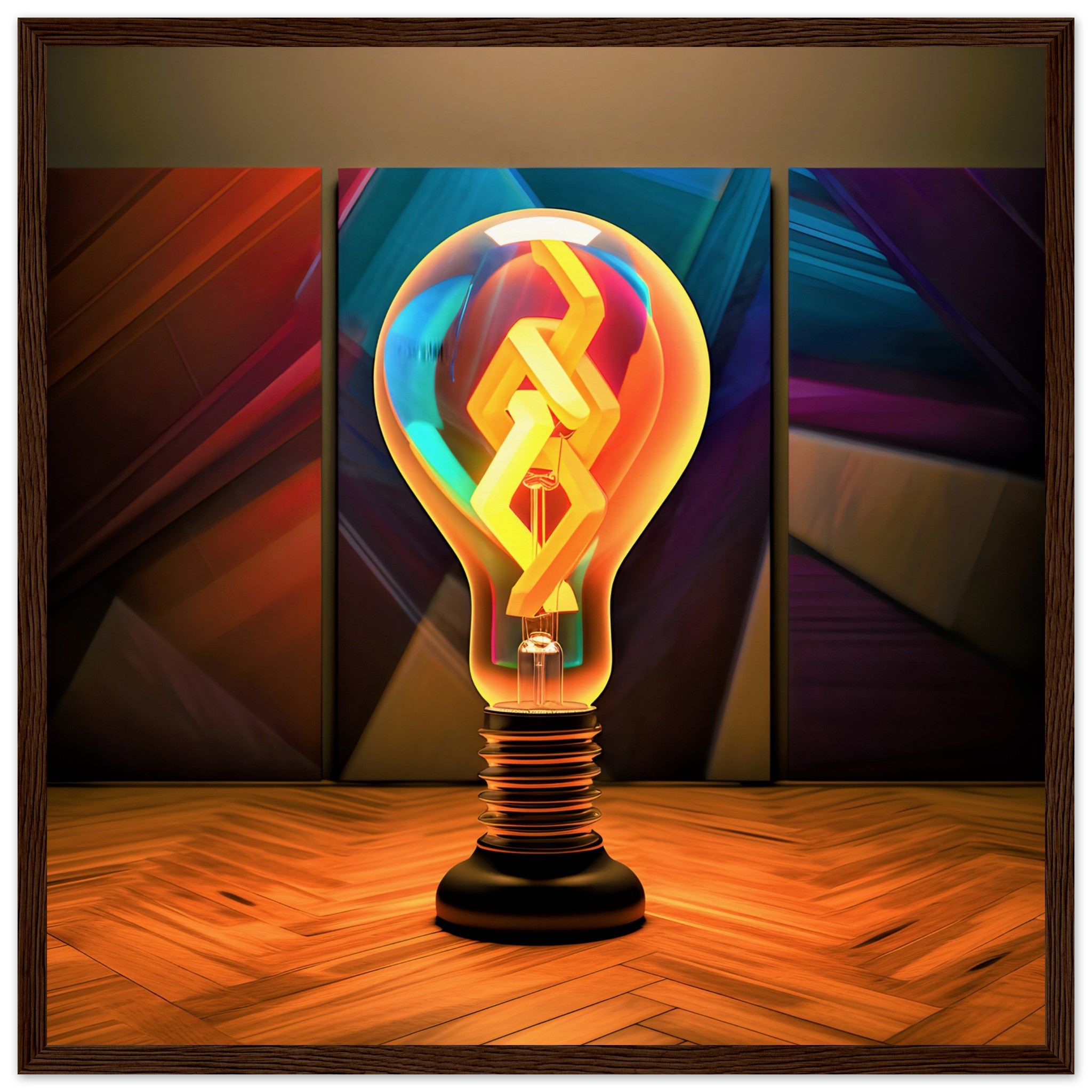 Good Idea Lightbulb Wall Art