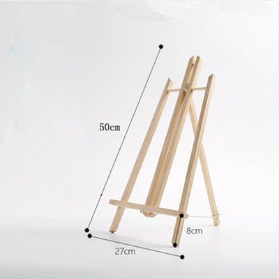 Wood easel stand