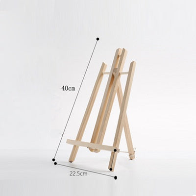 Wood easel stand