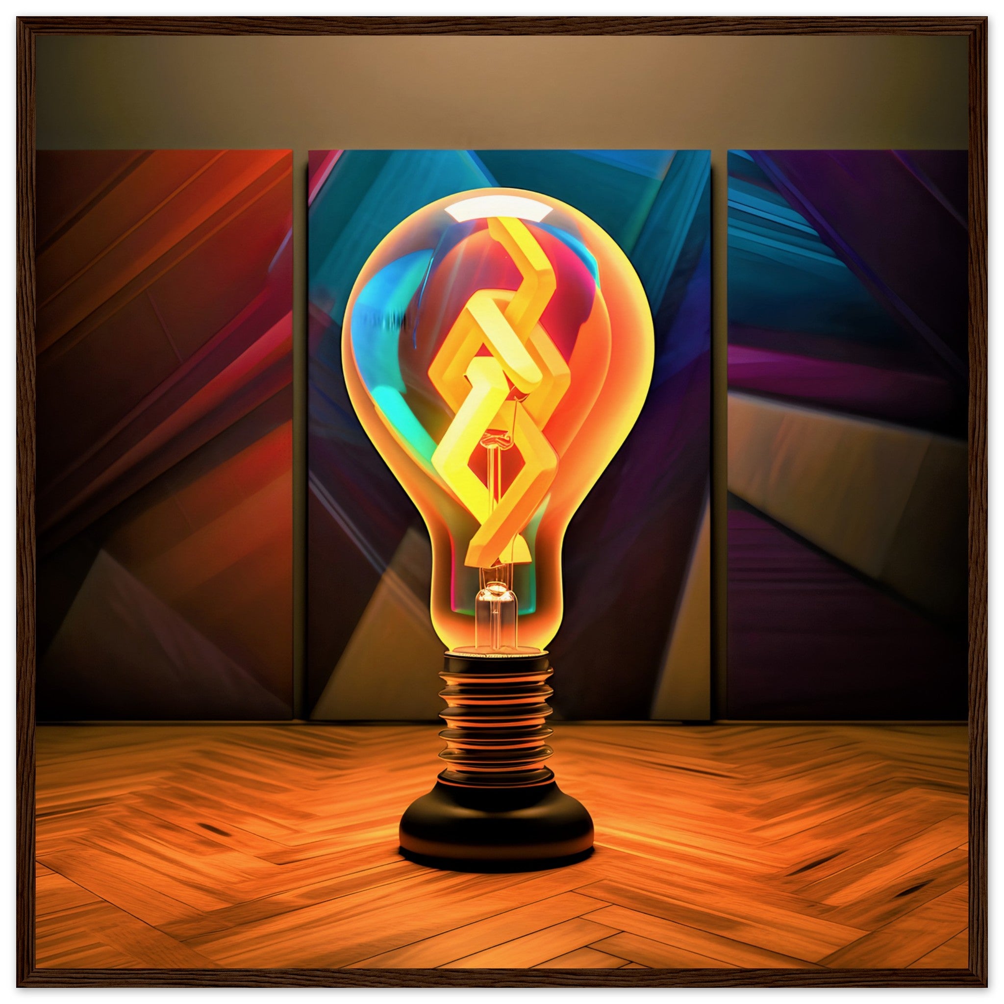 Good Idea Lightbulb Wall Art