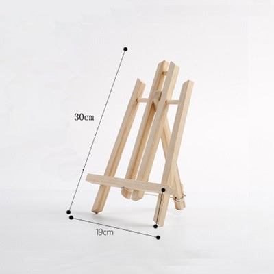 Wood easel stand