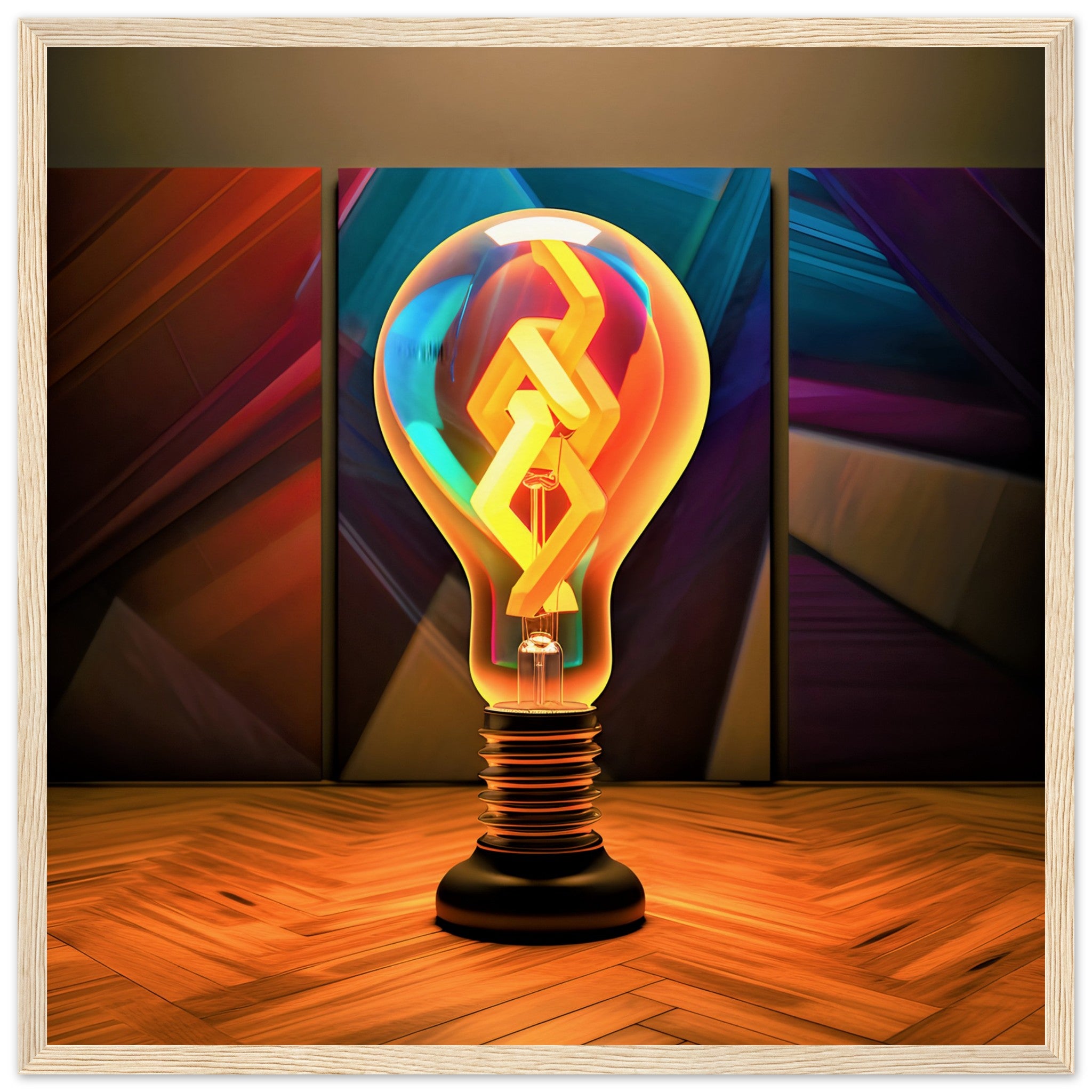 Good Idea Lightbulb Wall Art
