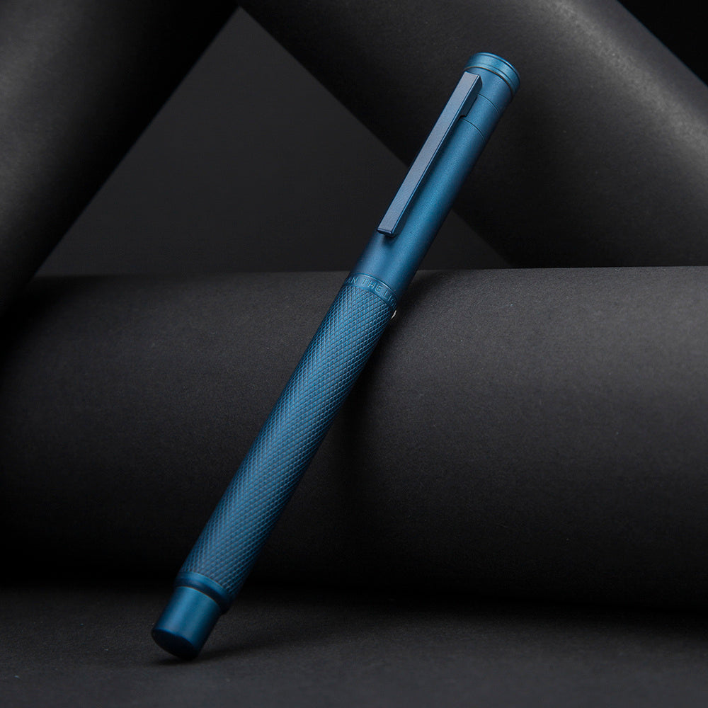 Retro Art Calligraphy Ink Sac Printing Lettering Blue Pen
