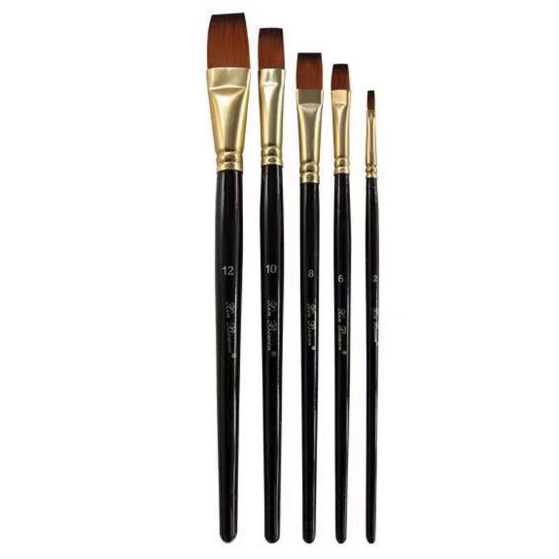 Line pen gouache oil brush set