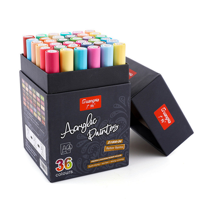 Acrylic Marker Morandi Oily Round Tip DIY Graffiti Paint Set