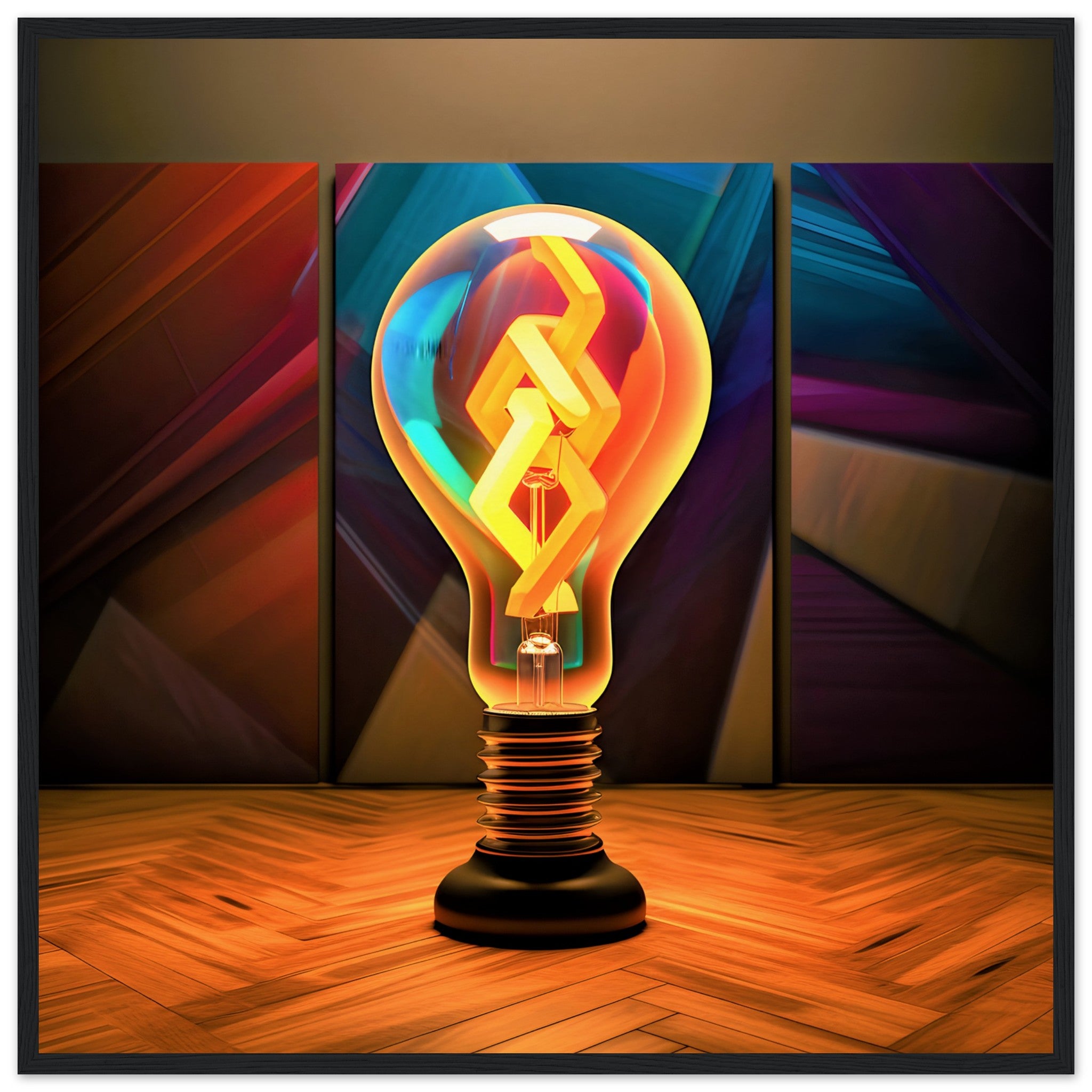 Good Idea Lightbulb Wall Art