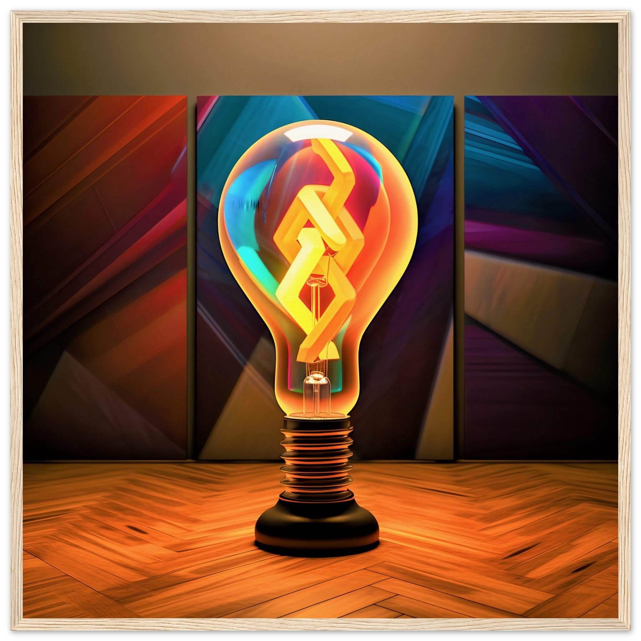 Good Idea Lightbulb Wall Art