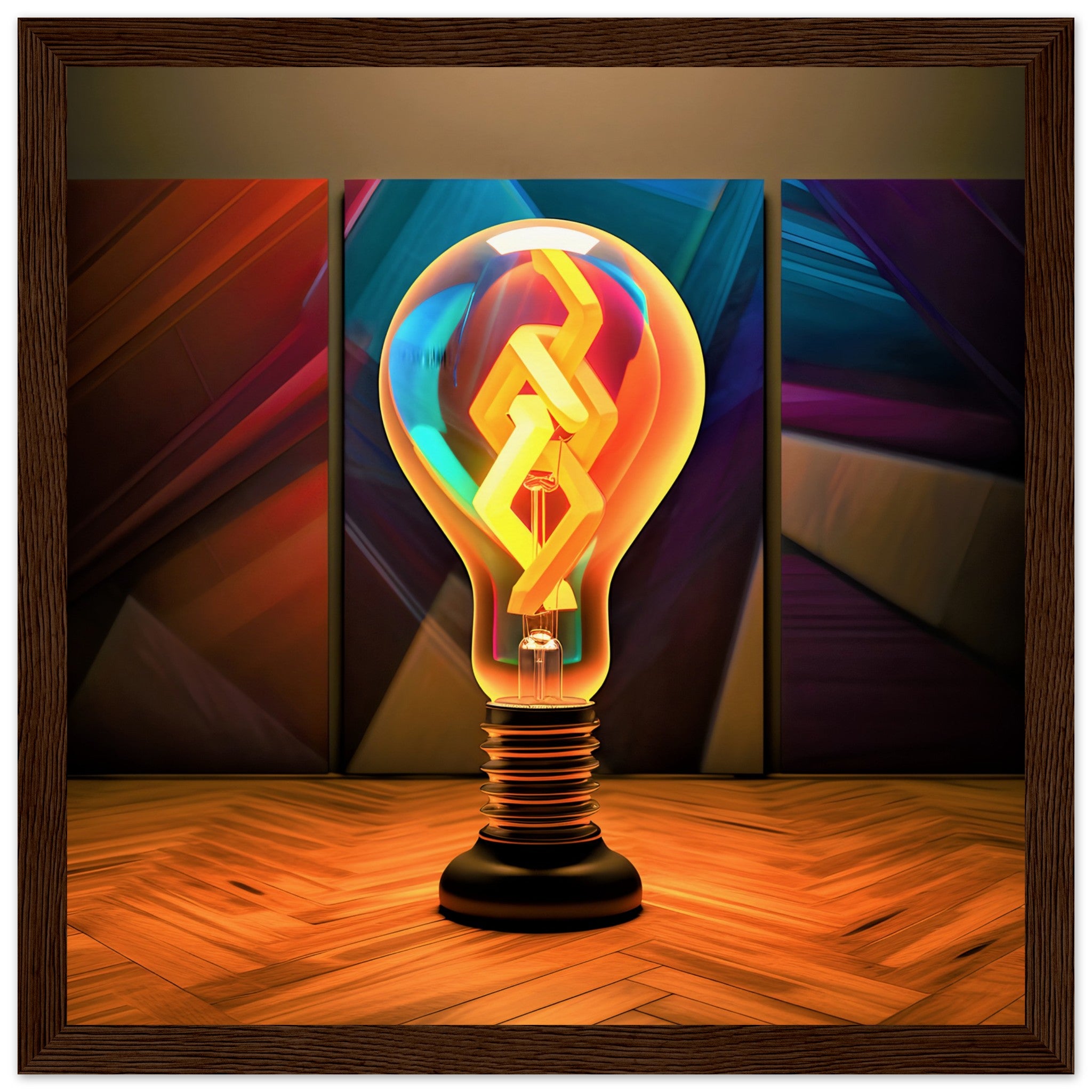 Good Idea Lightbulb Wall Art