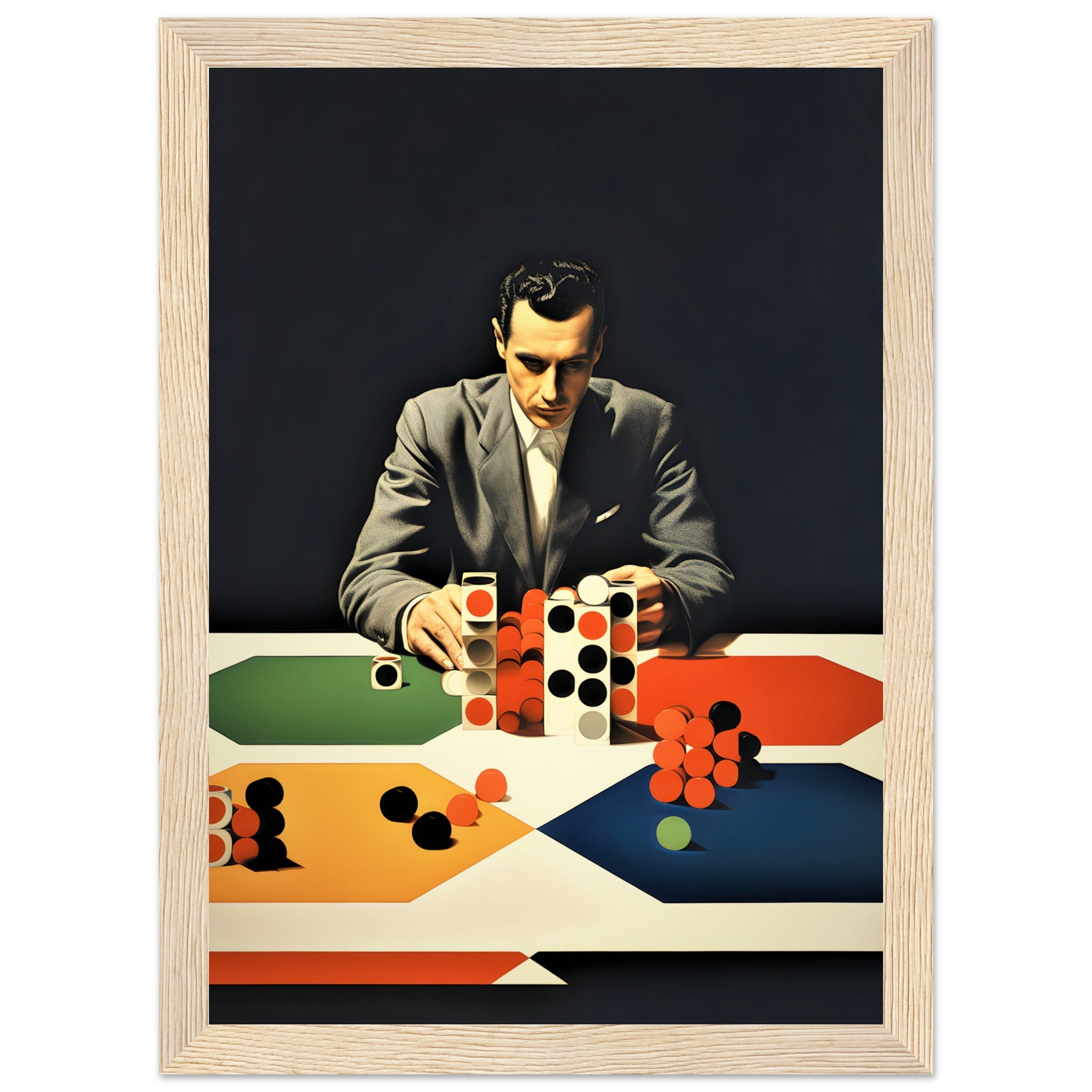 Roll You Dice Gambling Place Wall Art