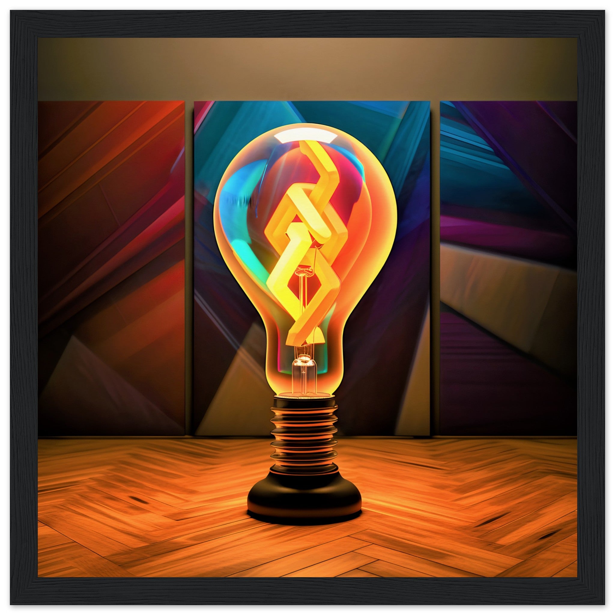 Good Idea Lightbulb Wall Art