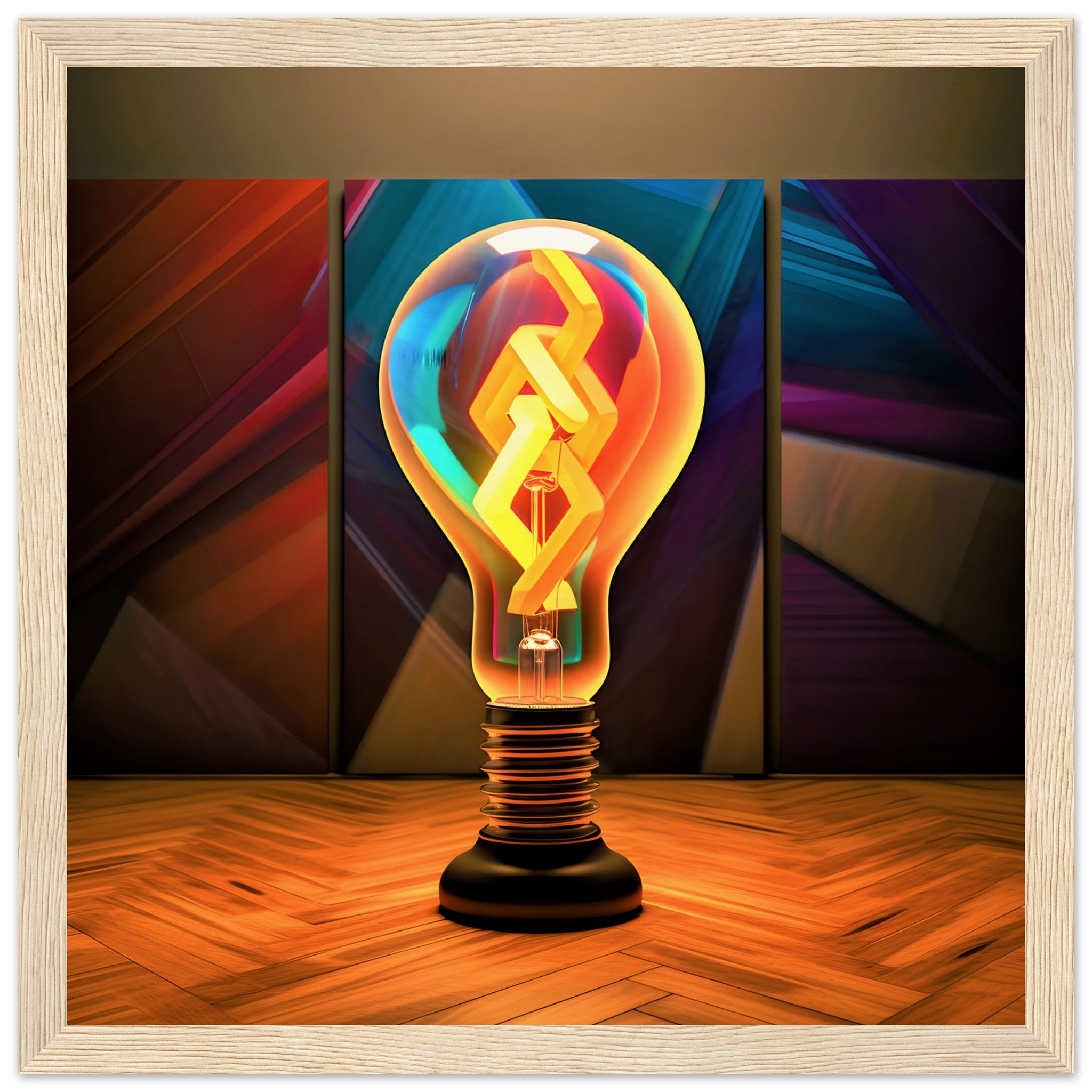 Good Idea Lightbulb Wall Art