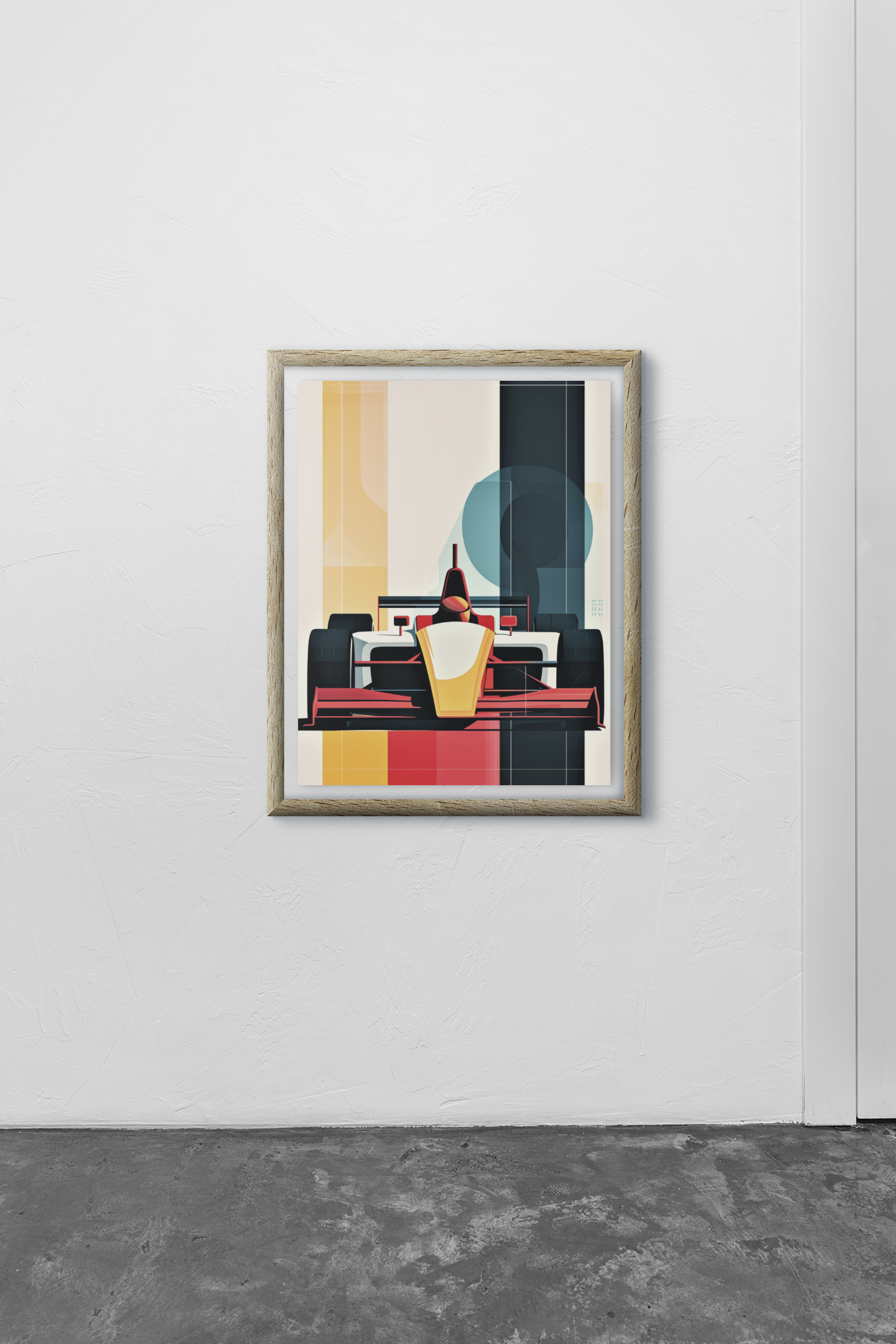 Formula 1 Poster Design Wall Art