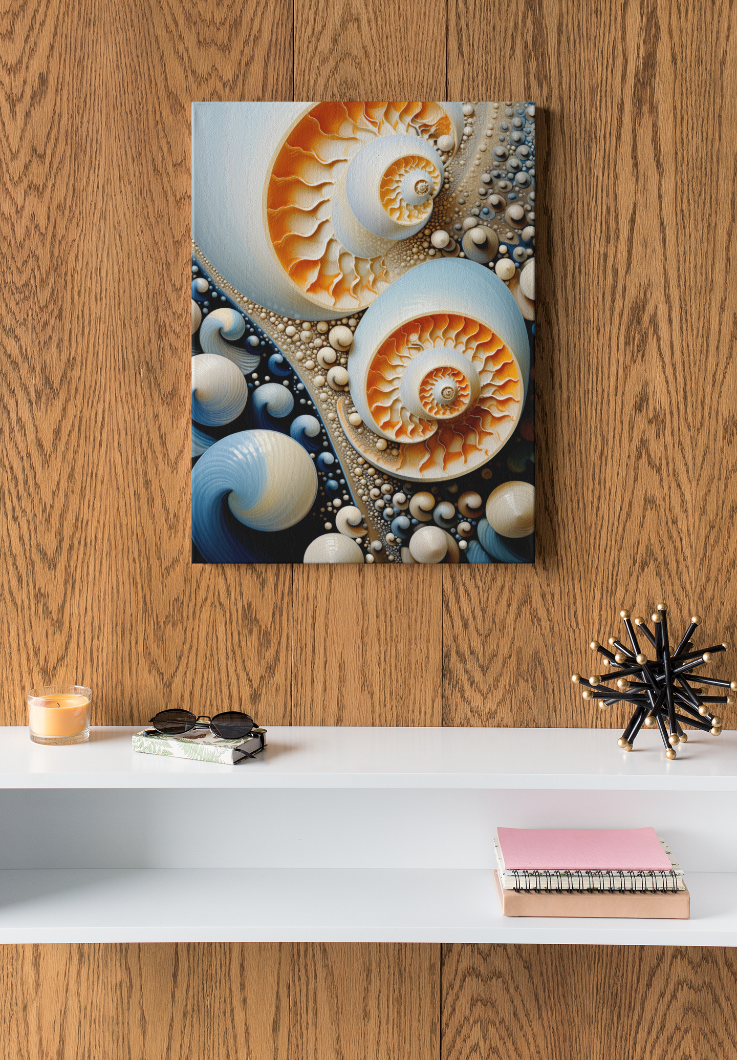 Nautilus Shells Shapes Wall Art