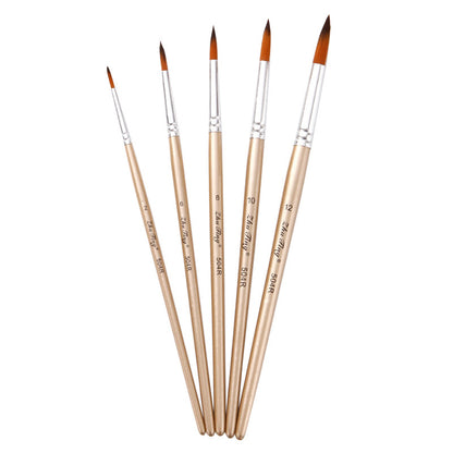 Watercolor Brush 5-piece Set Multifunctional Nylon Brush Oil Painting Watercolor Drawing Pen