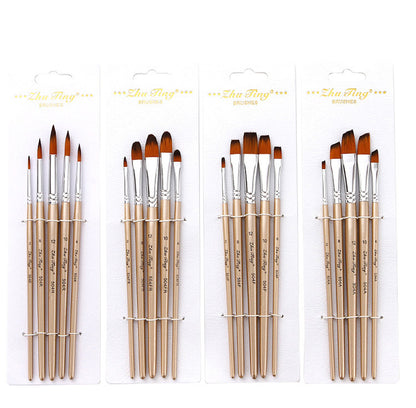 Watercolor Brush 5-piece Set Multifunctional Nylon Brush Oil Painting Watercolor Drawing Pen