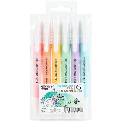 Colored Thick Strokes And Accent Pens Candy Color Pastel Note Set