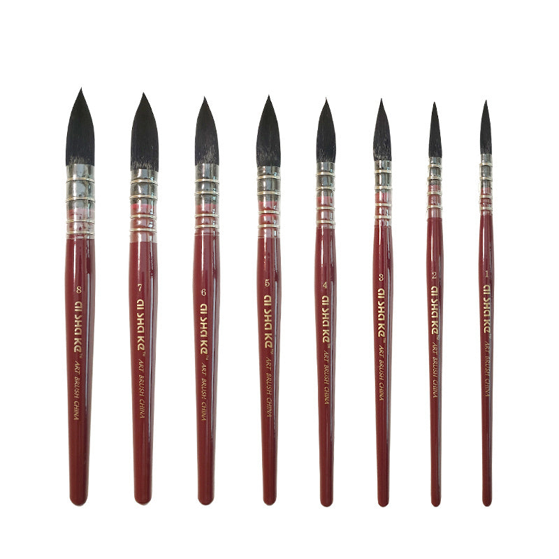 Squirrel Hair Watercolor Brush Set