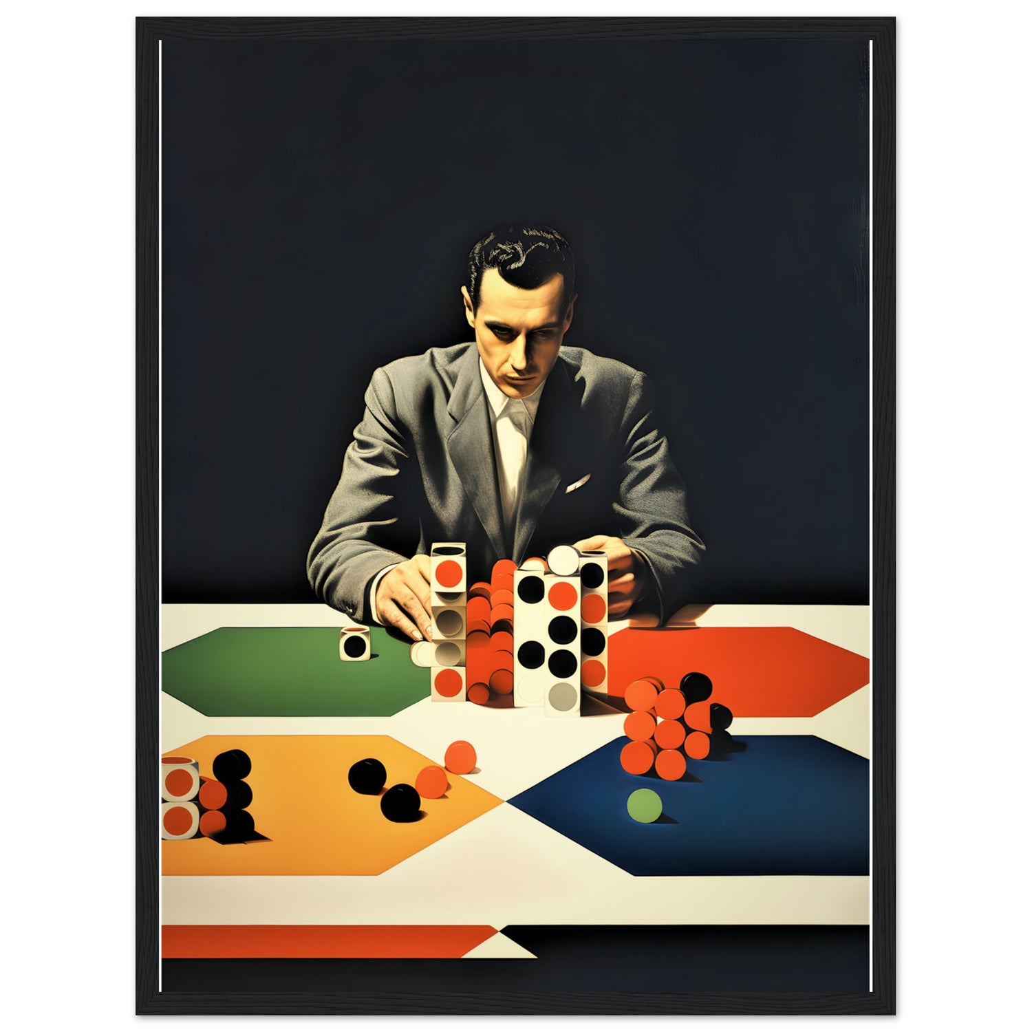 Roll You Dice Gambling Place Wall Art