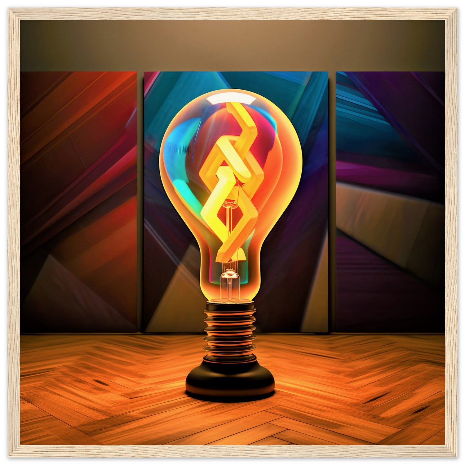 Good Idea Lightbulb Wall Art