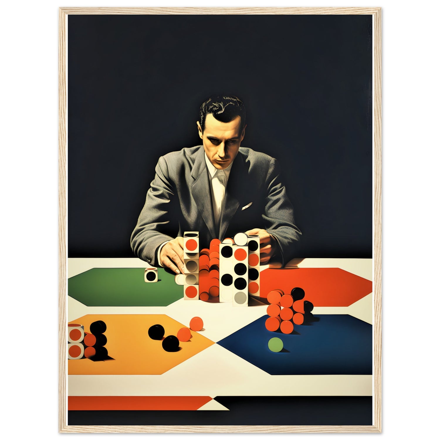Roll You Dice Gambling Place Wall Art