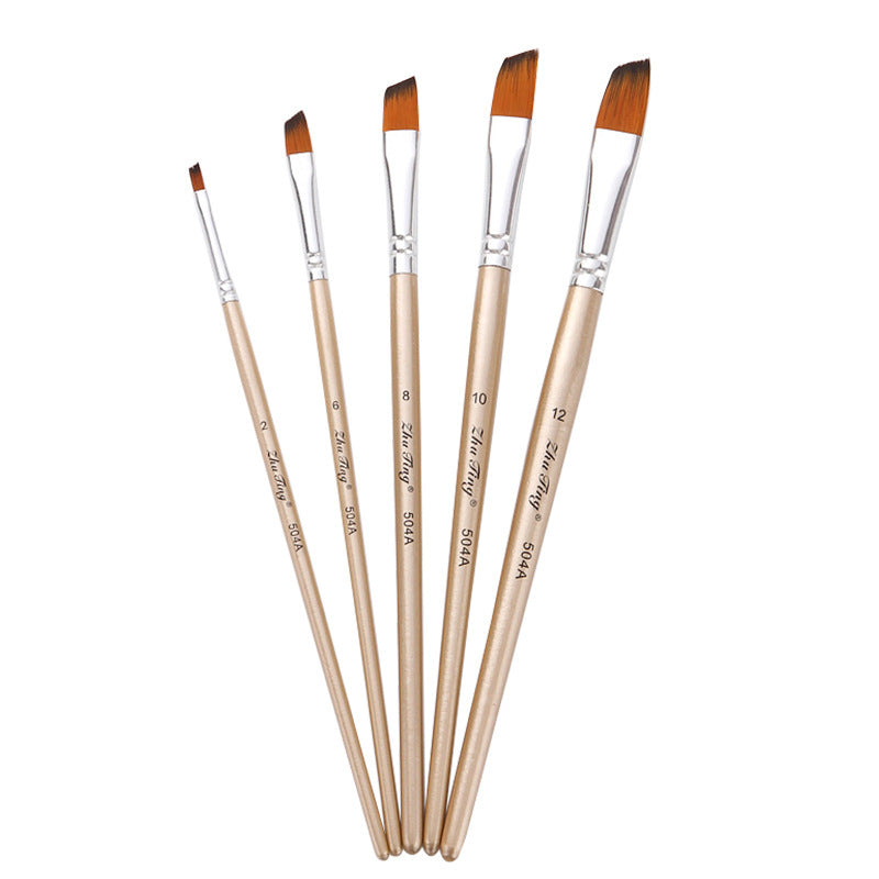 Watercolor Brush 5-piece Set Multifunctional Nylon Brush Oil Painting Watercolor Drawing Pen