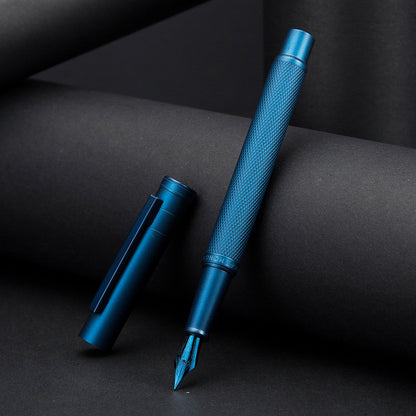 Retro Art Calligraphy Ink Sac Printing Lettering Blue Pen