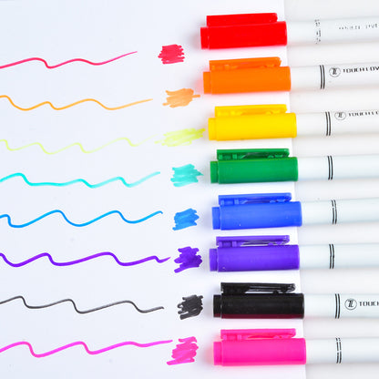 8 Pcs Set Clothes  Textile Marker Fabric Paint Pen