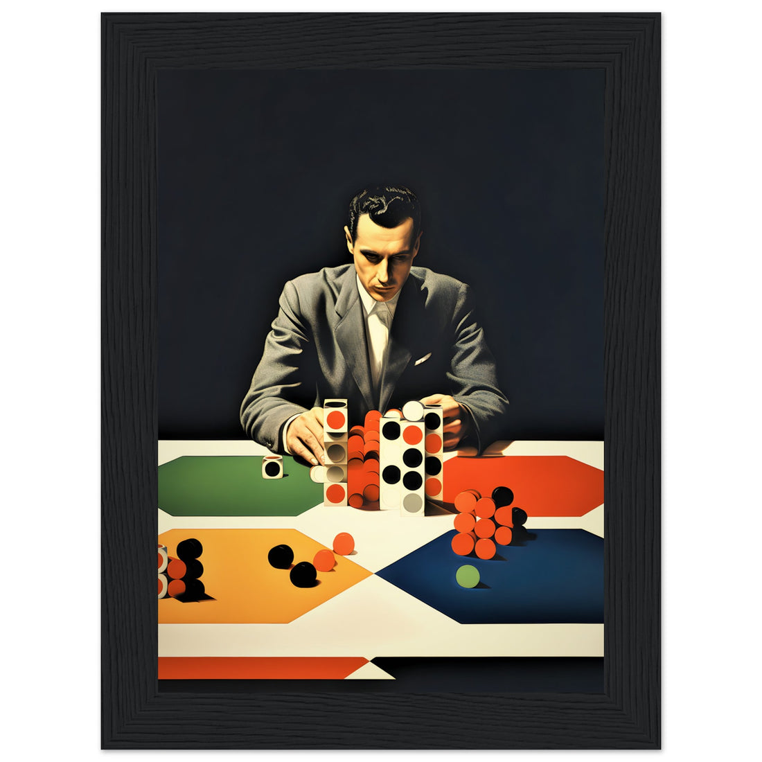 Roll You Dice Gambling Place Wall Art