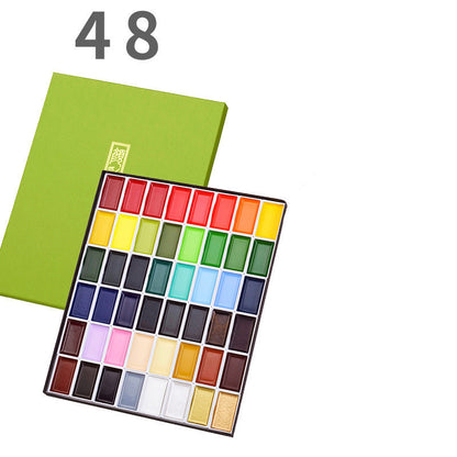Solid Removable 12-color Watercolor Paint