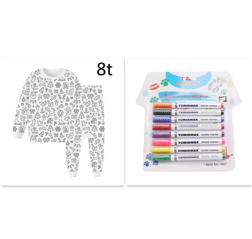 8 Pcs Set Clothes  Textile Marker Fabric Paint Pen