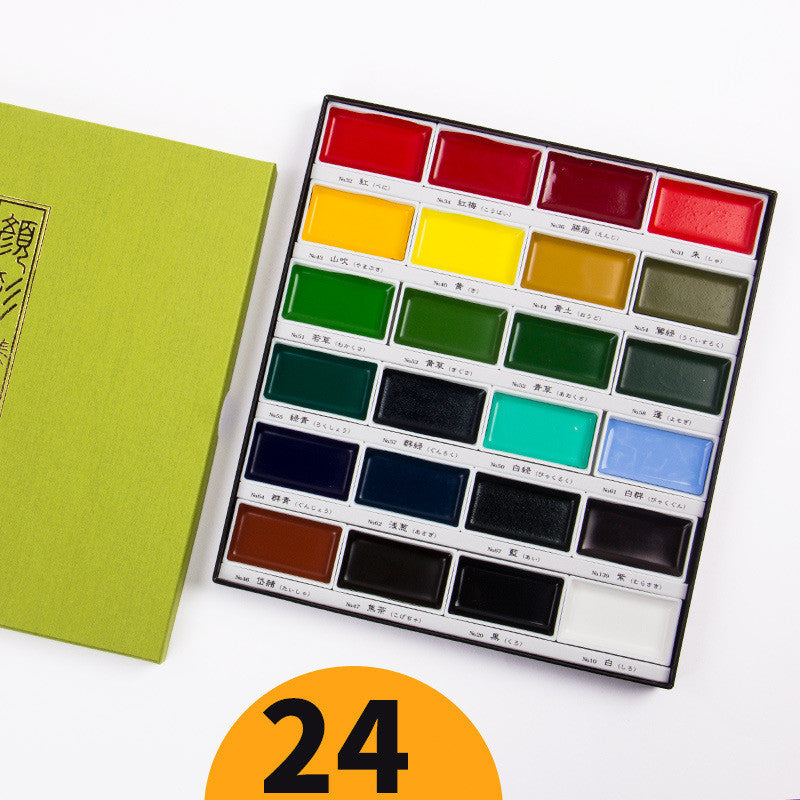 Solid Removable 12-color Watercolor Paint
