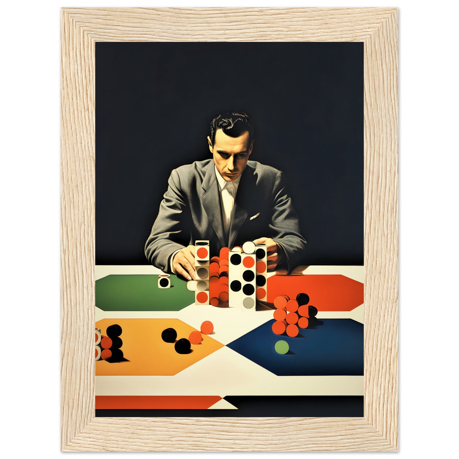 Roll You Dice Gambling Place Wall Art