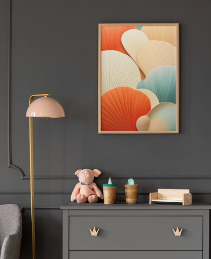 Soft Colors Shellfish Wall Art