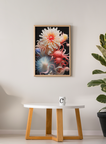 Coral Reef Anemones Wall Art