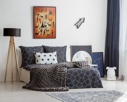 Abstract Cave Art Wall Decor