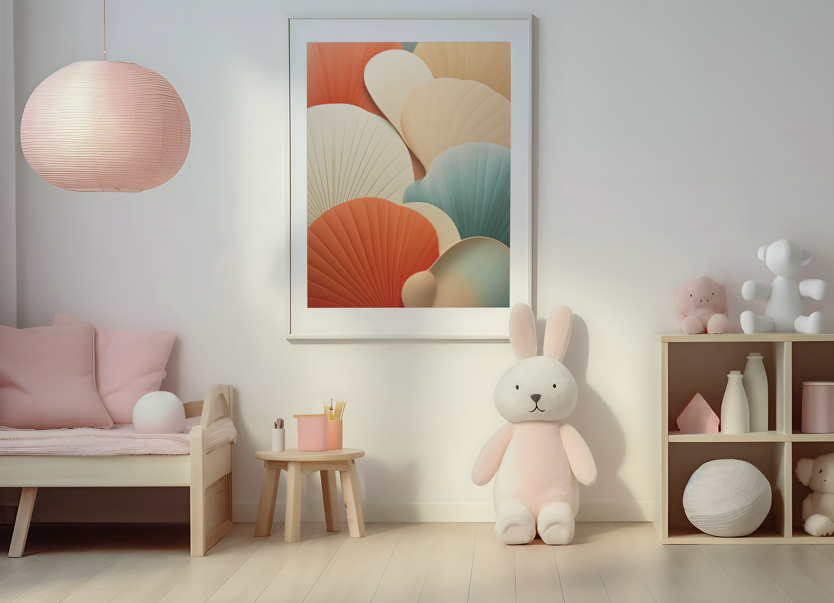 Soft Colors Shellfish Wall Art