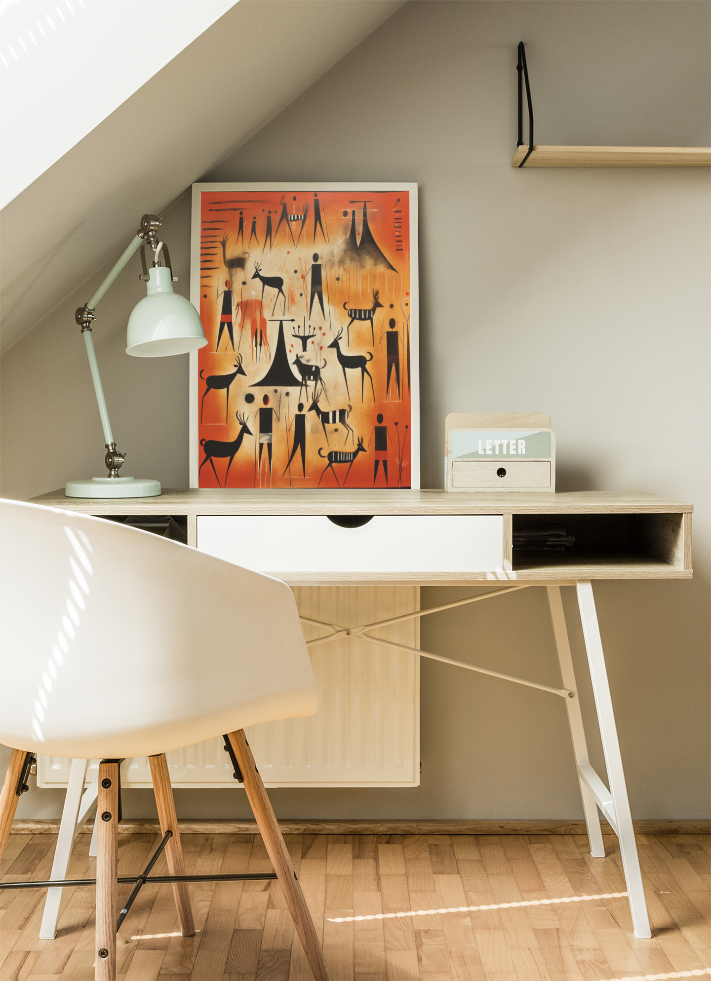 Abstract Cave Art Wall Decor