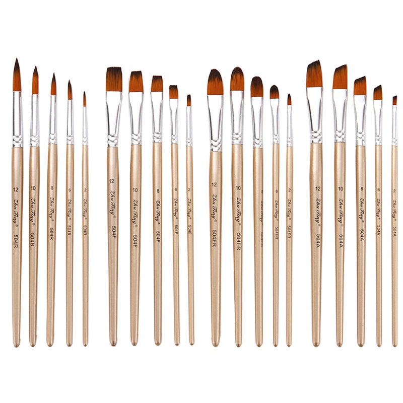 Watercolor Brush 5-piece Set Multifunctional Nylon Brush Oil Painting Watercolor Drawing Pen