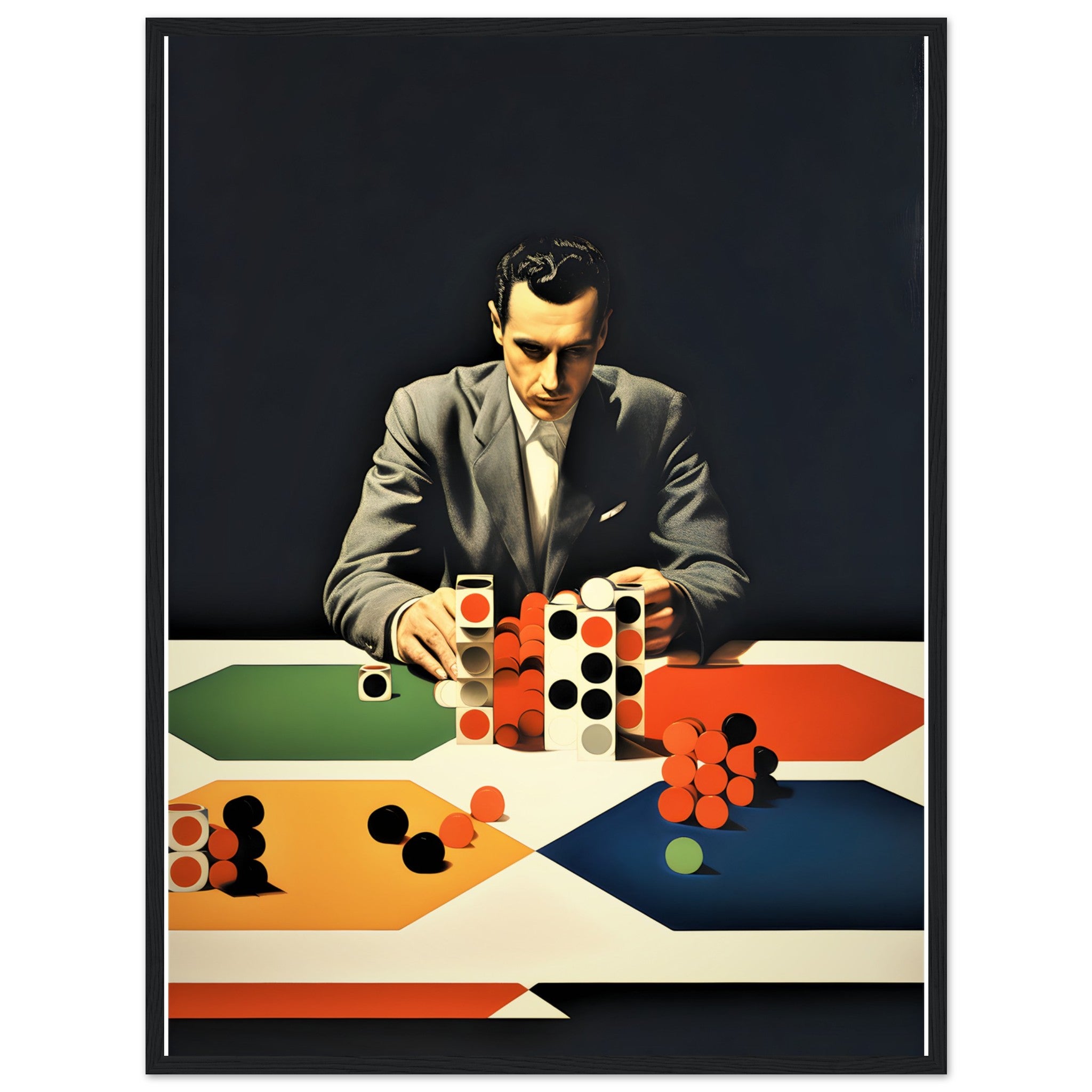 Roll You Dice Gambling Place Wall Art