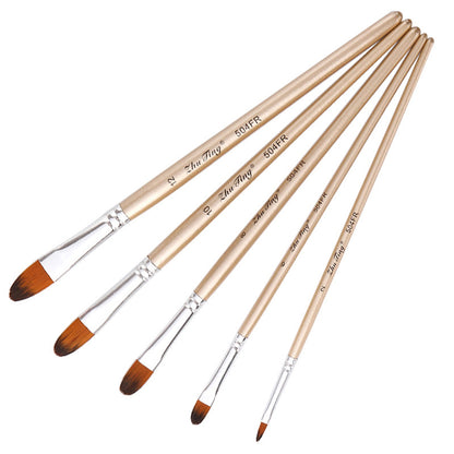 Watercolor Brush 5-piece Set Multifunctional Nylon Brush Oil Painting Watercolor Drawing Pen