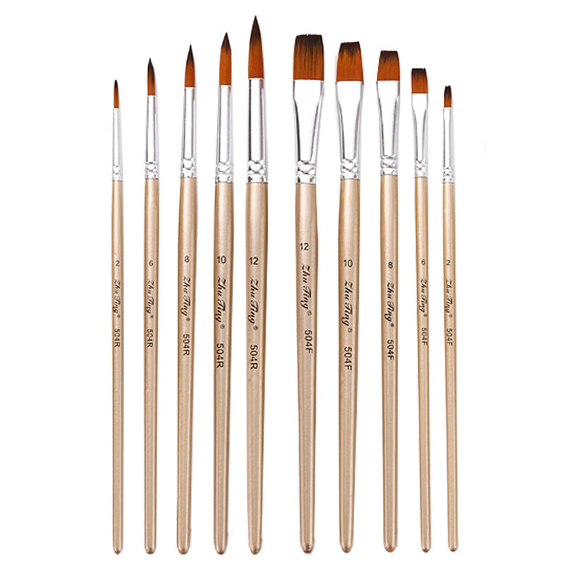 Watercolor Brush 5-piece Set Multifunctional Nylon Brush Oil Painting Watercolor Drawing Pen