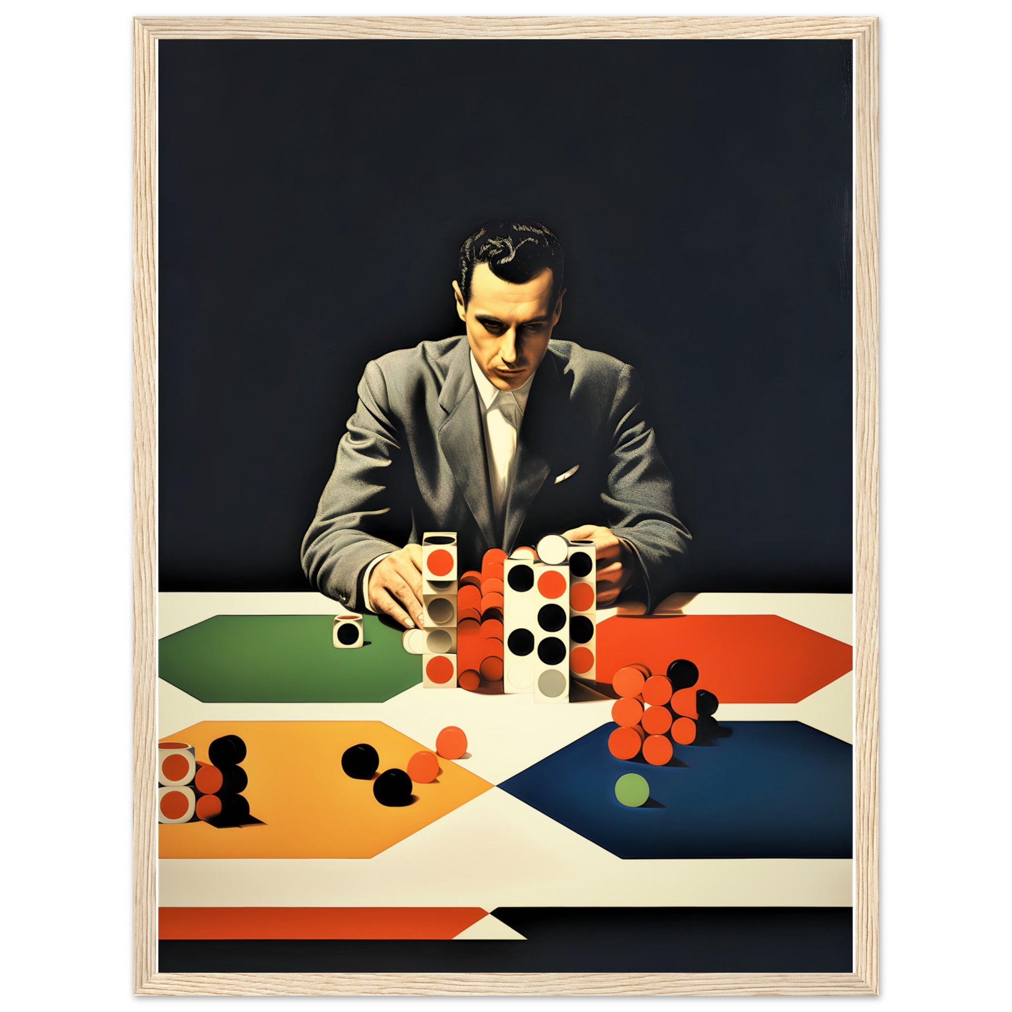Roll You Dice Gambling Place Wall Art
