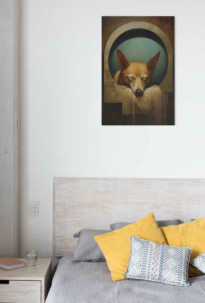Sweet Dreams Ginger Dog Wall Art Design