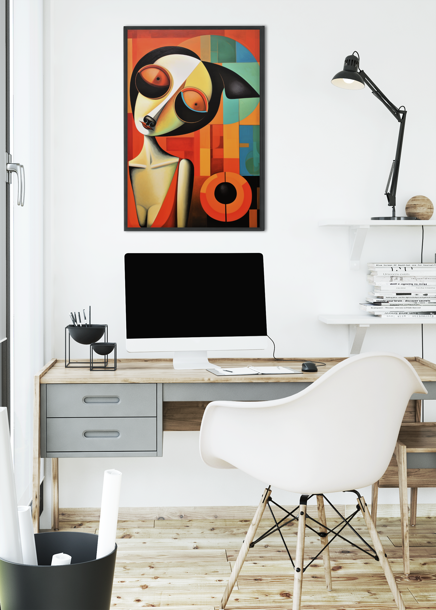 Absurd Dog Charachter Wall Art