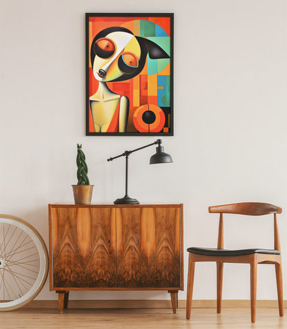 Absurd Dog Charachter Wall Art