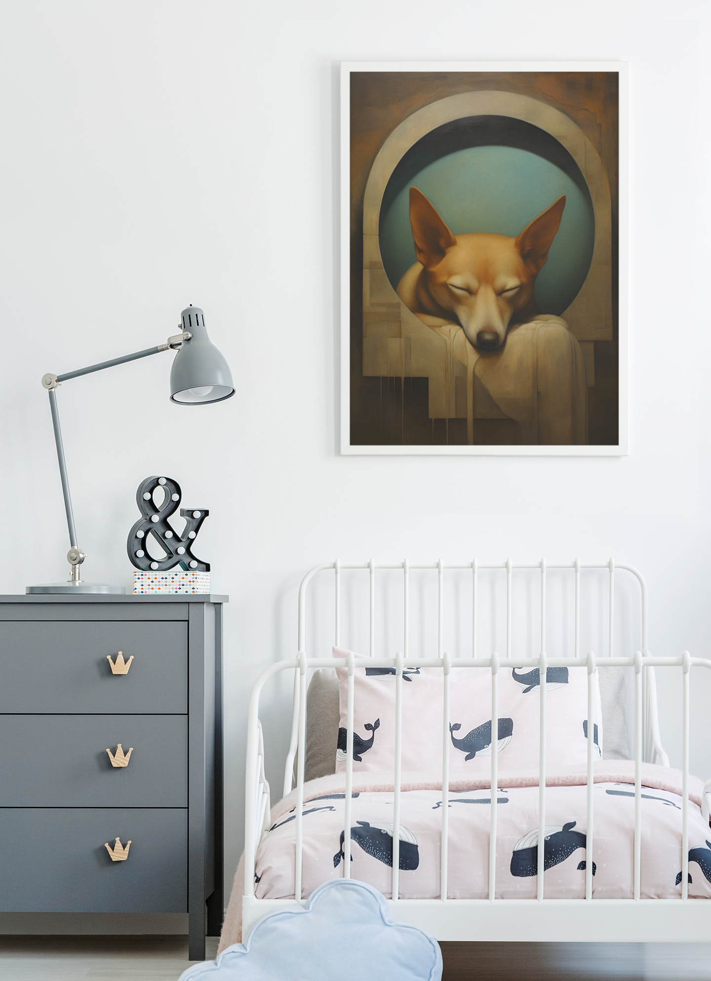 Sweet Dreams Ginger Dog Wall Art Design