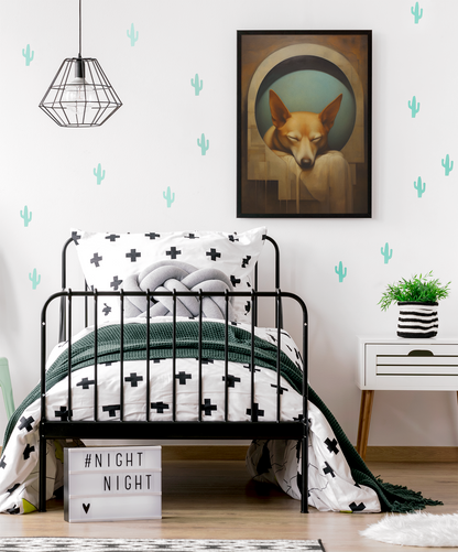 Sweet Dreams Ginger Dog Wall Art Design