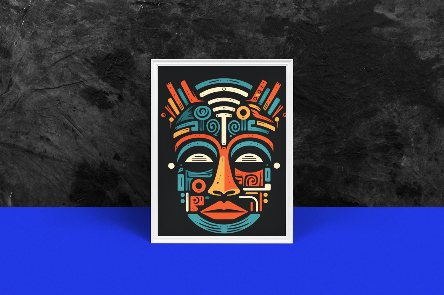 Tribal Mask Face Wall Art