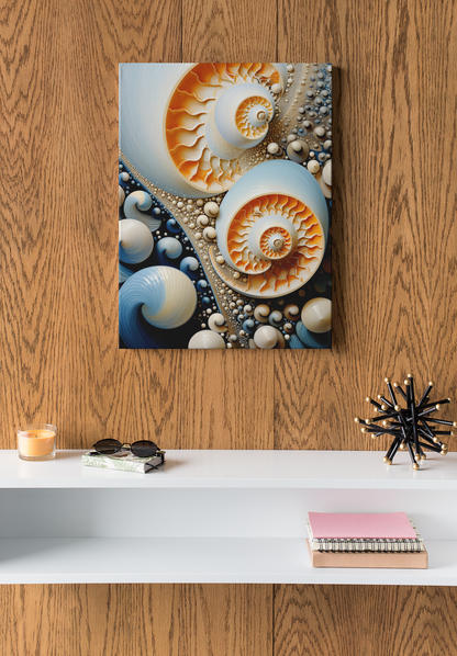 Nautilus Shells Shapes Wall Art
